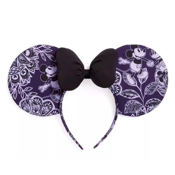 Disney’s Vera Bradley Minnie Mouse Ears - Flirty Floral Tonal - NWT - Picture 1 of 3
